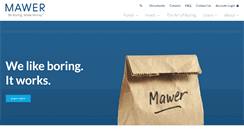 Desktop Screenshot of mawer.com